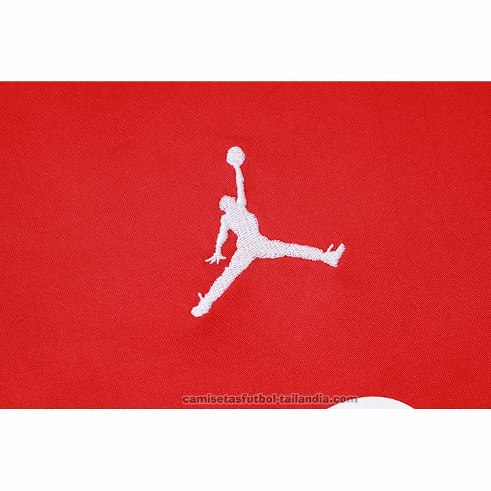 Chandal del Paris Saint-Germain Jordan Manga Corta 24/25 Rojo - Pantalon Corto